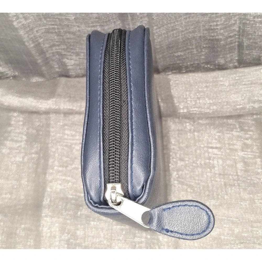 Day-Timer Zippered 6-Ring Planner Faux Leather‎ Blue